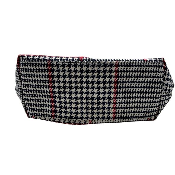RALPH LAUREN Small Plaid Houndstooth Shoulder Bag Purse - Picture 7 of 13
